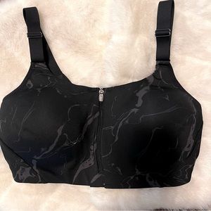 NWT Women's HIGH Support Zip-Front Seamless Bra All in Motion 36D